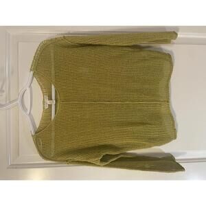 Eileen Fisher Knit Sweater in Olive Green